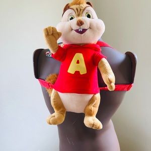 ALVIN & The CHIPMUNKS 16" Plush Backpack New 2011
